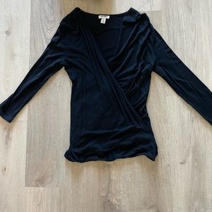 Womens black old navy blouse